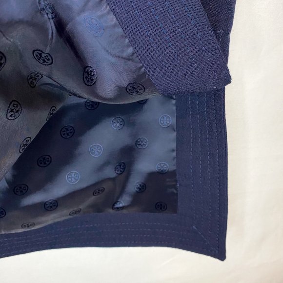 NWT Tory Burch Navy Pencil with Topstitch Detail - Picture 9 of 11